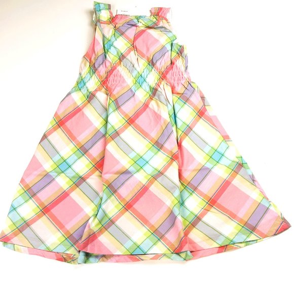 NWT Gymboree Girl Madras Plaid Dress Size 7 - Picture 4 of 4